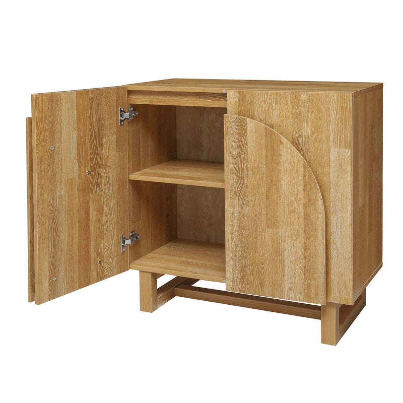 2 Door Cabinet, Suitable For Bedroom - Natural