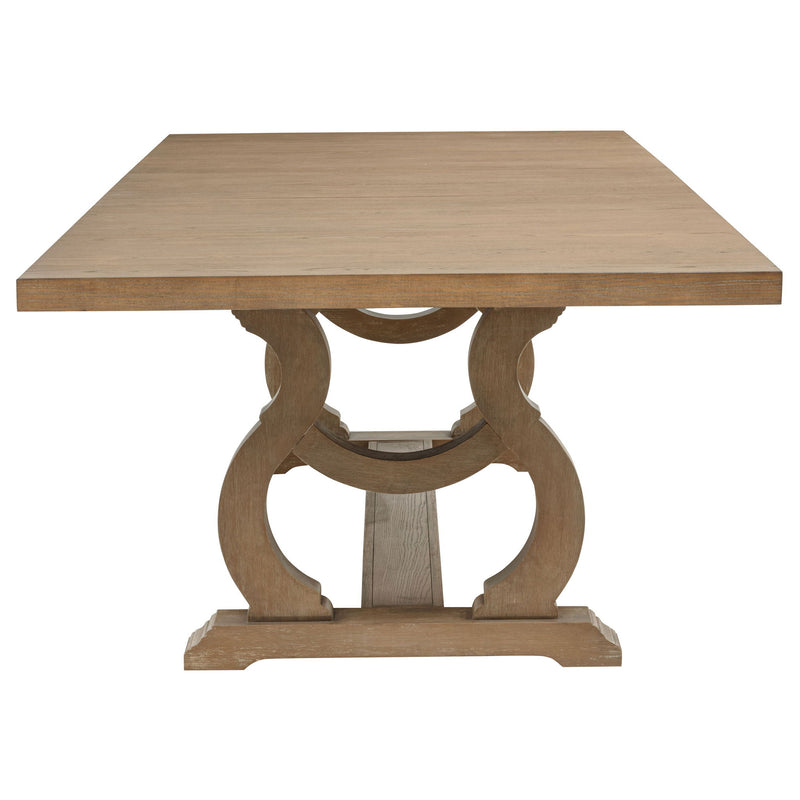 Fremont - Trestle Rectangular Dining Table With Removable Leaf