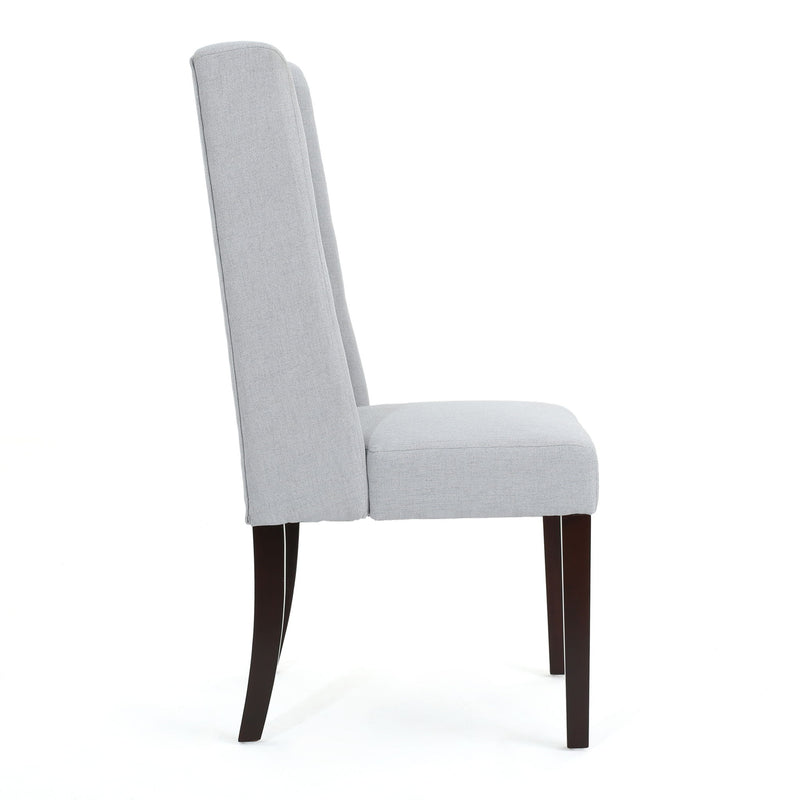 Sophisticated Tufted Dining Chair With High Back Design