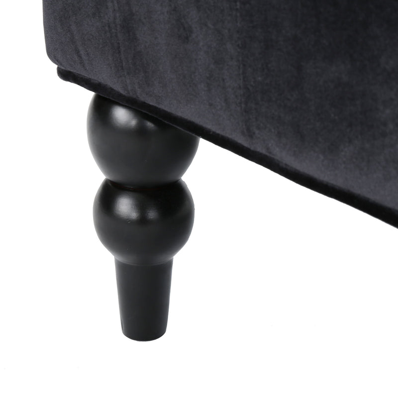 Nurturing - Upholstered Loveseat With Wing Back And Diamond Tufting