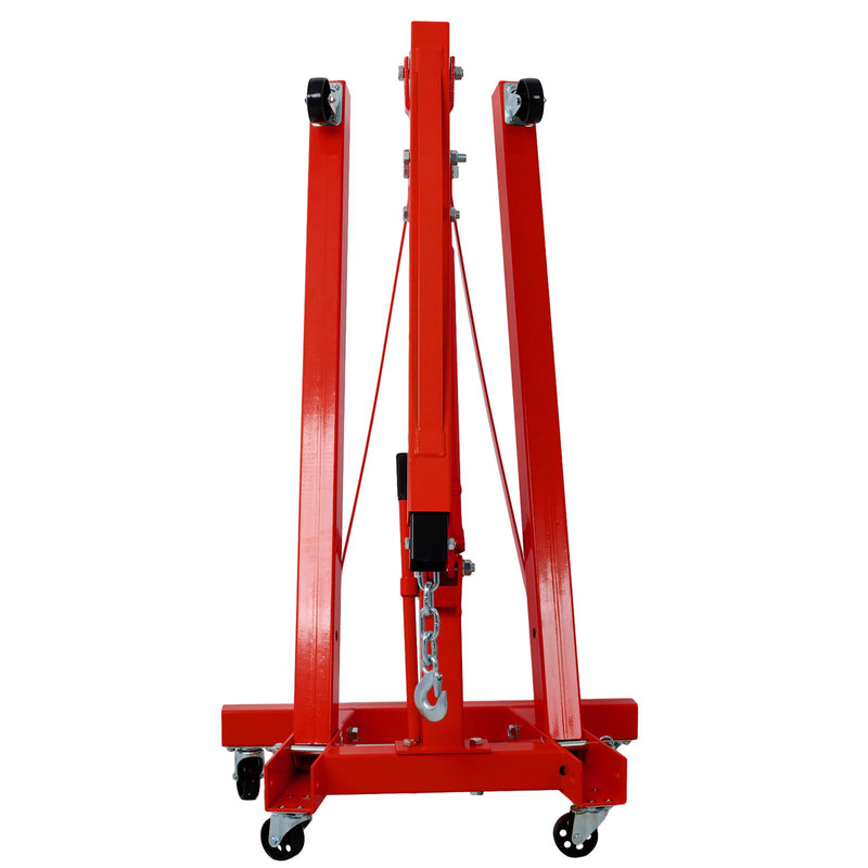 2 Ton Folding Engine Hoist Crane Lift With 6 Wheels