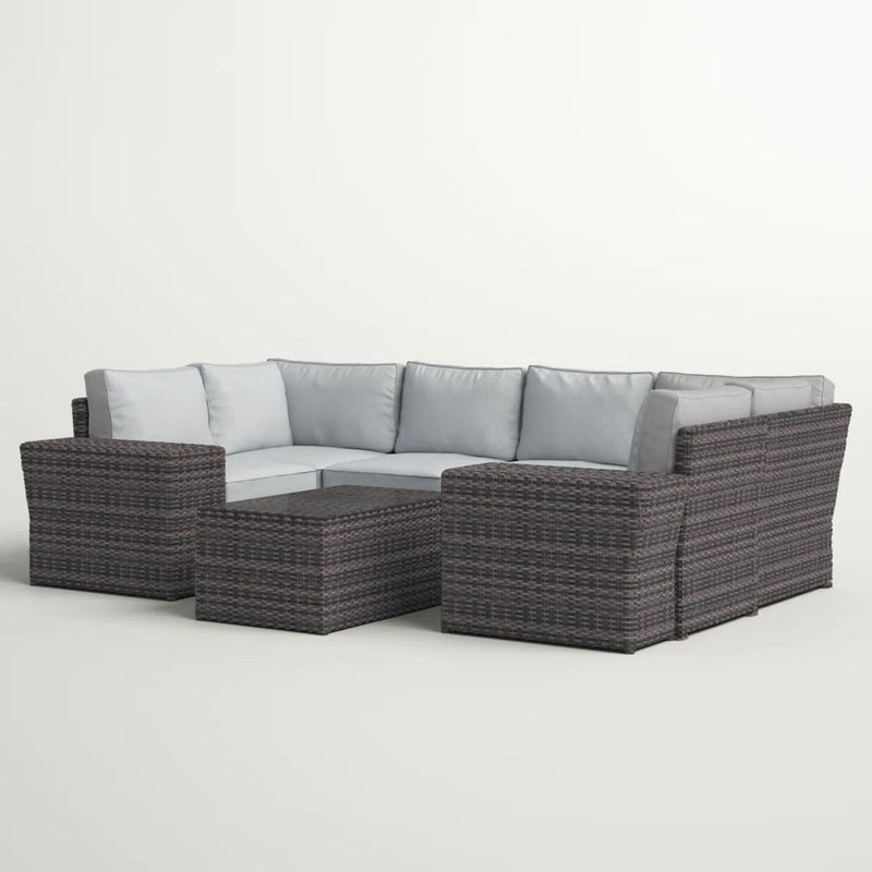 Stylish Wicker Patio Set Table