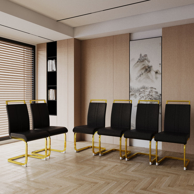 Side Dining Room Chair, Padded Seat High Back
