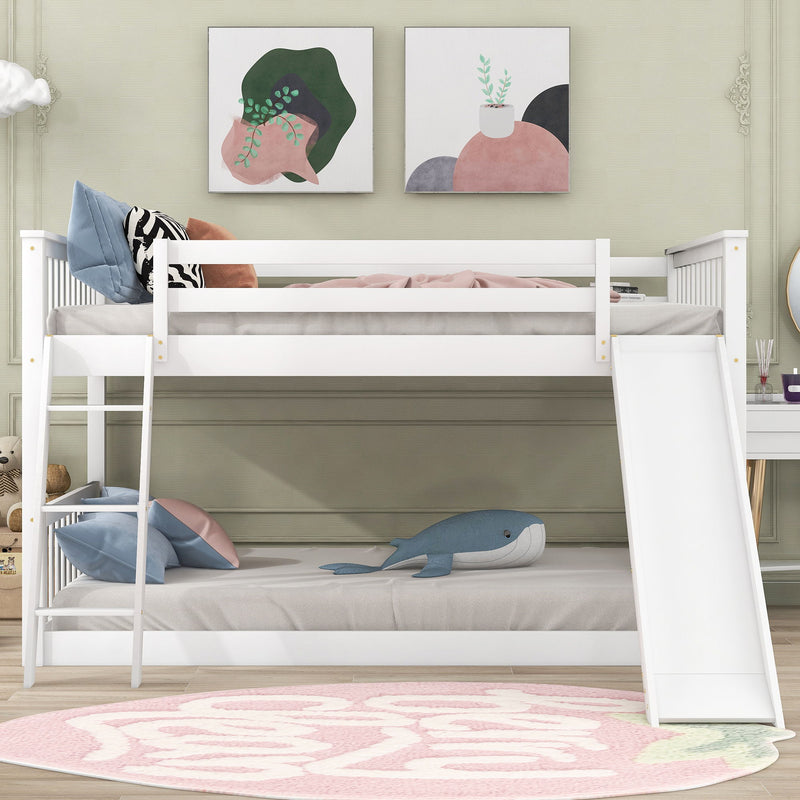 Bunk Bed & Convertible Slide And Ladder