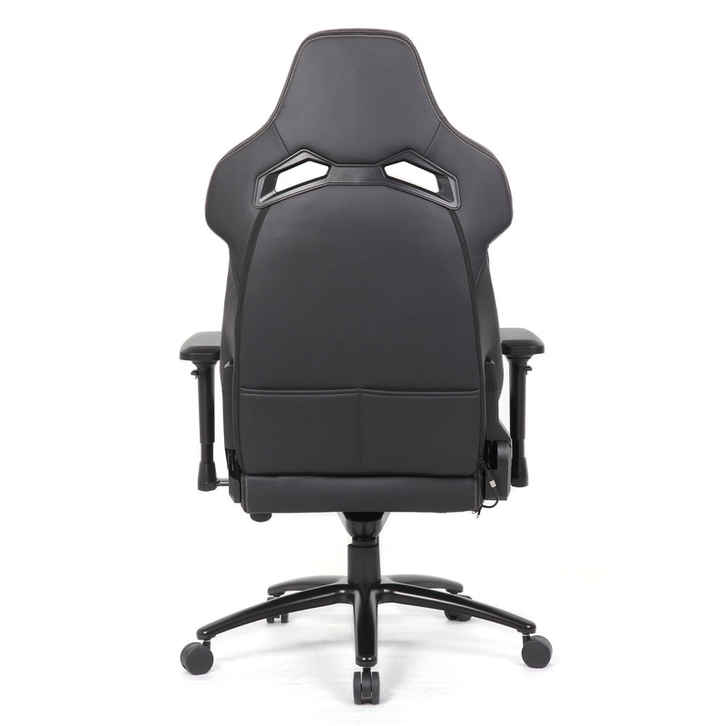 Gaming Chair With 4D Armrests, High Back Office Chair - Black / Gray