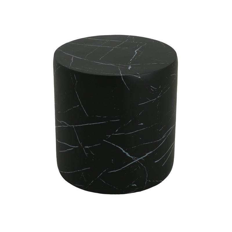 Cylindrical Design, Outdoor Lightweight Concrete Side Table