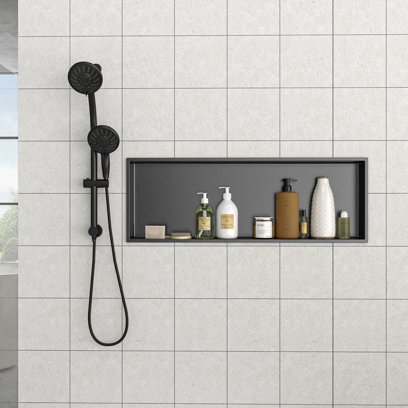 Stainless Steel Shower Niche With Seamless Design For Bathroom Storage