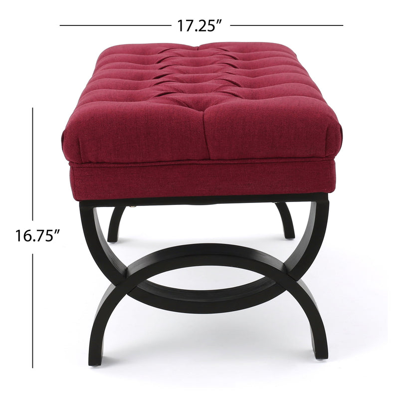 Hilton - Ottoman Bench Classic Style