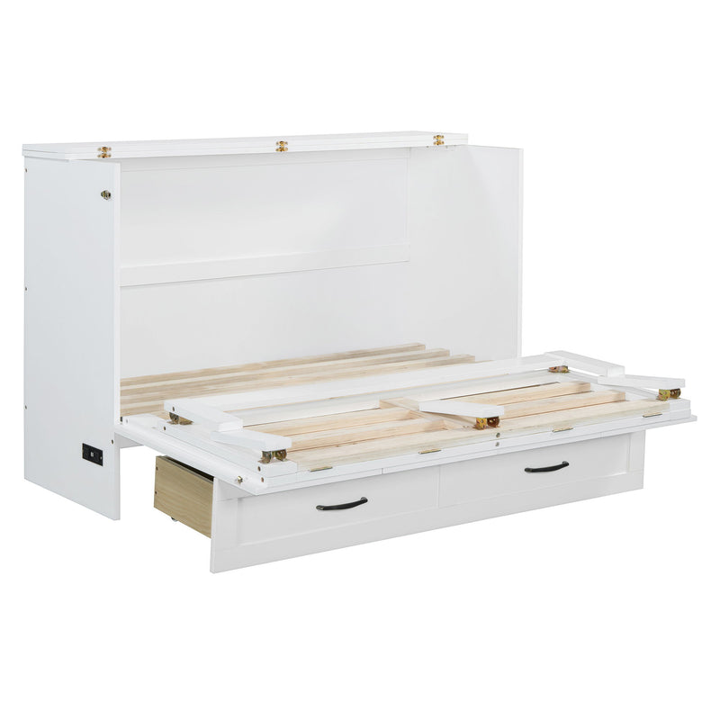 Murphy Bed With Large Drawers