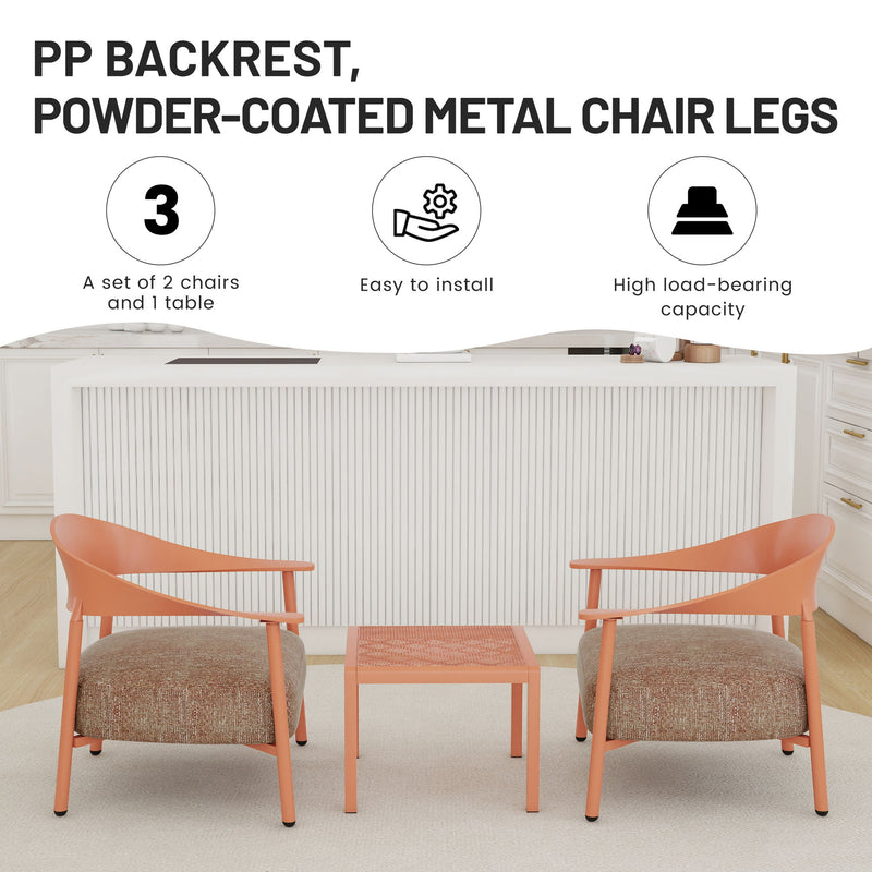 Furniture Set With Seat Cushions, Sturdy And Durable