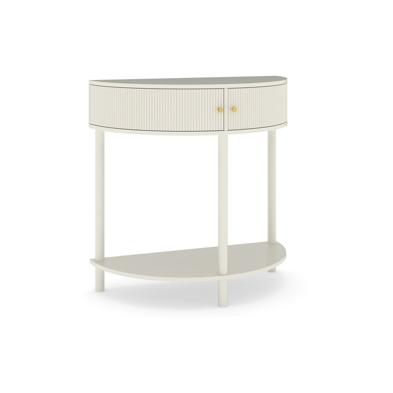 Demi Lune - Console Table With 2 Storage Drawers