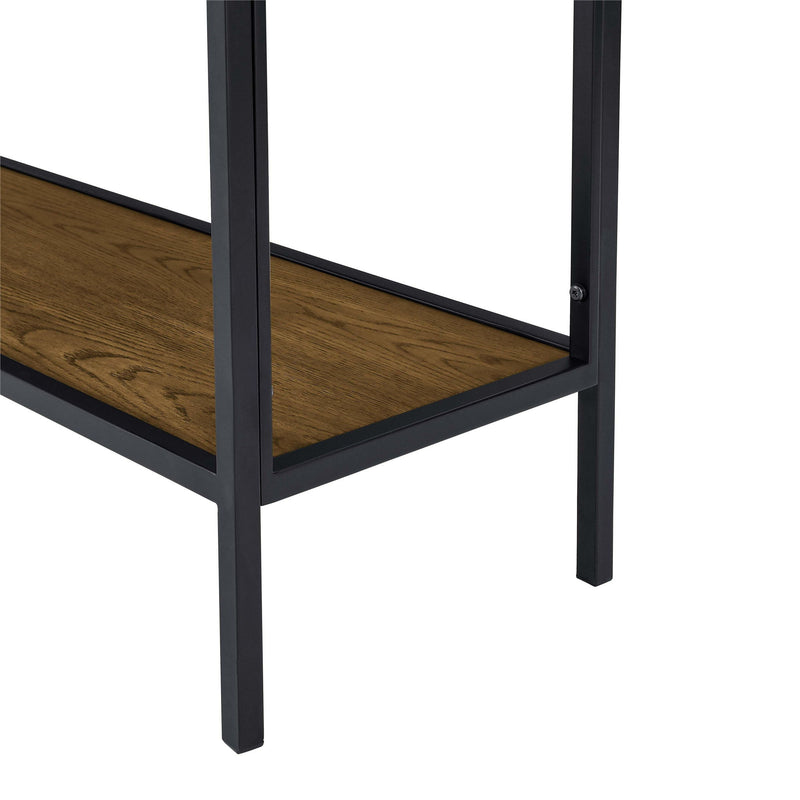 Geometric Bookcase / Display Rack - Black / Brown
