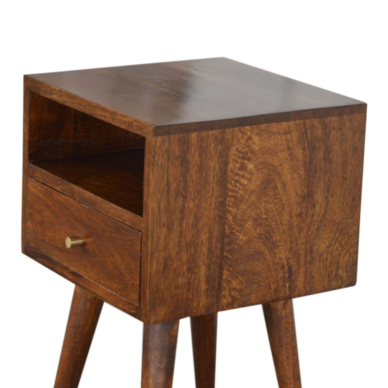Solid Wood Mini Nightstand