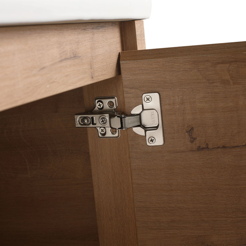 Freestanding Bathroom Vanity With Sink & 2 Soft Close Doors