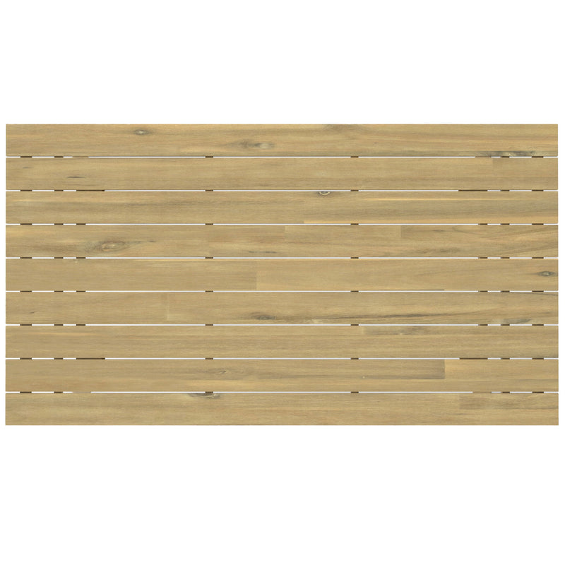 Kona - Outdoor Dining Table - Light Teak