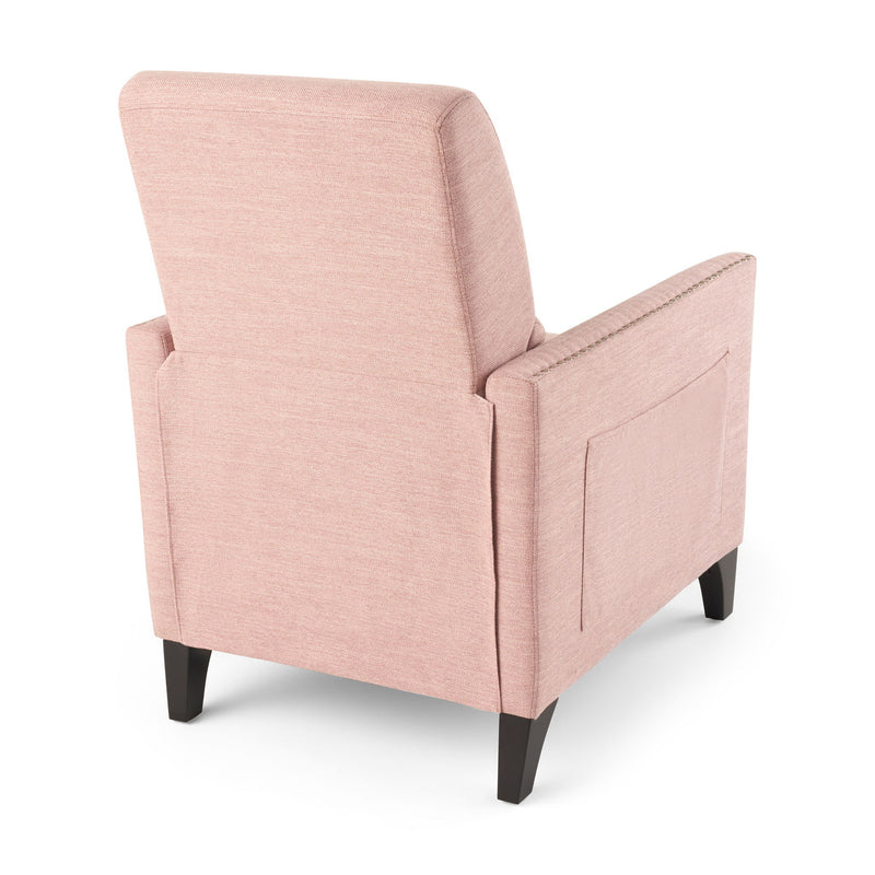 Kiersten - Contemporary Fabric Pushback Recliner