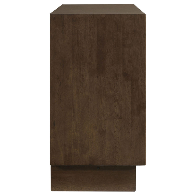 Hemlock - 6 Drawer Dresser Cabinet - Brown