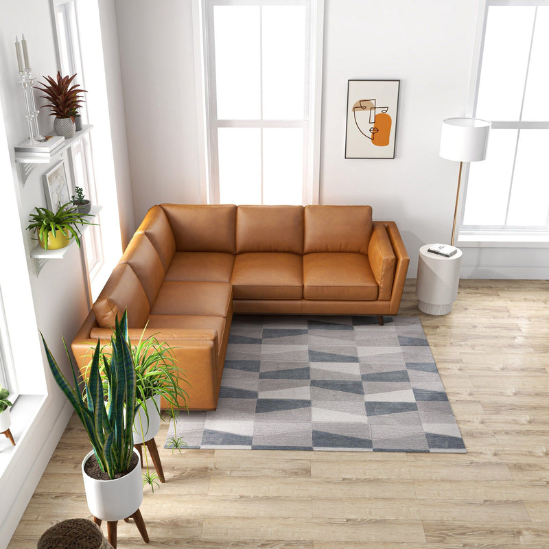 Erman - Corner Sofa - Tan