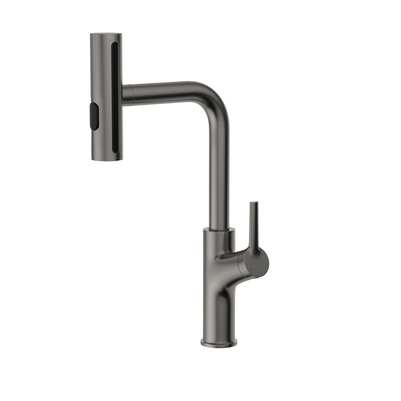 Drop-In Stainless Steel Kitchen Sink With Pull-Out Faucet And Soap Dispenser