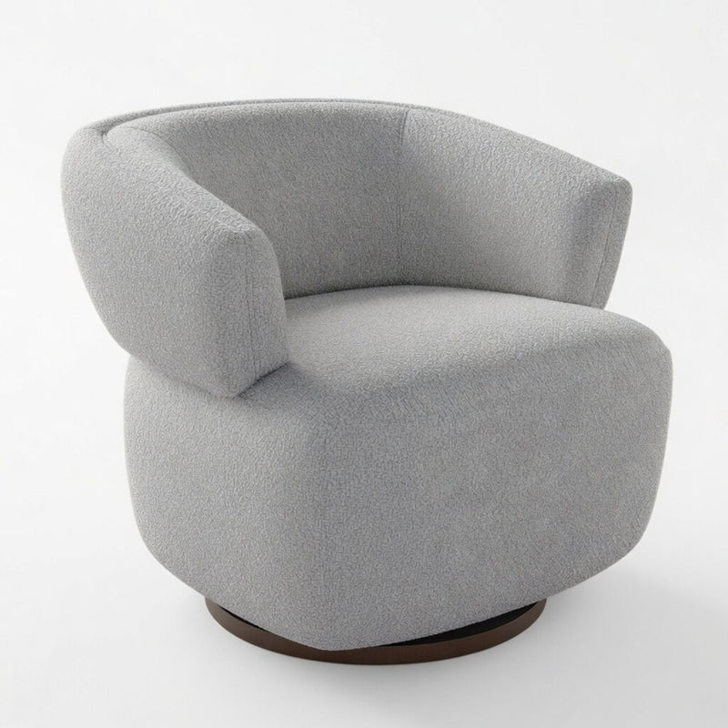 Swivel Barrel Accent Oversized Club Chair