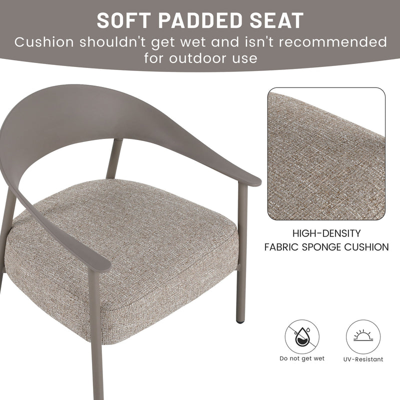 Furniture Set With Seat Cushions, Sturdy And Durable