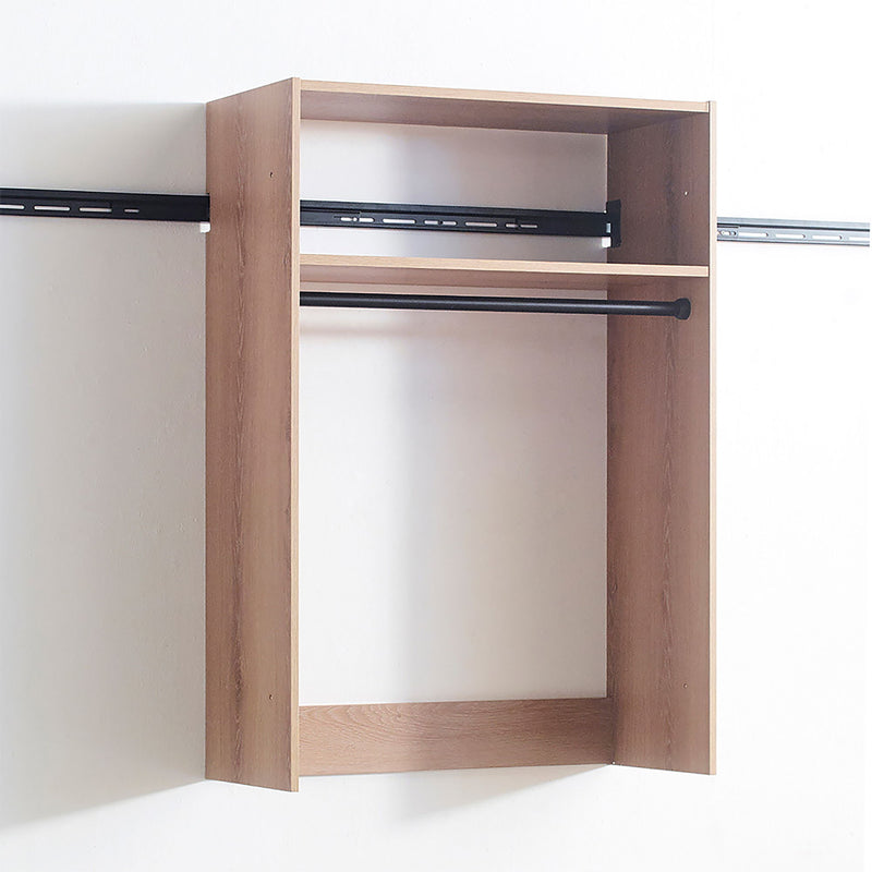 Devi - Wall Mounted Wood Closet System