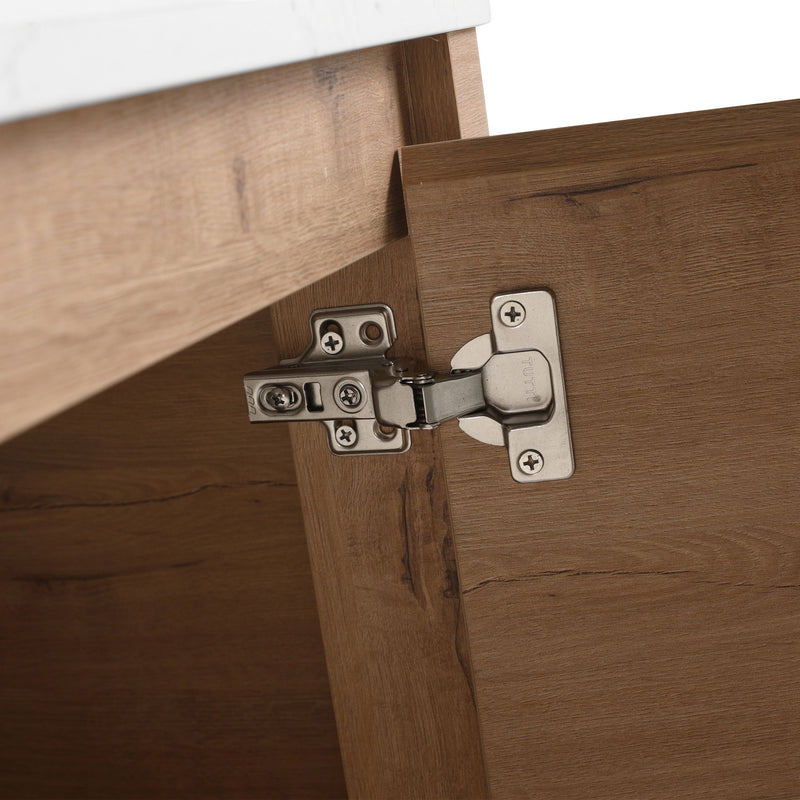 Wall Mounted Bathroom Vanity With Art Sink & 1 Soft Close Door