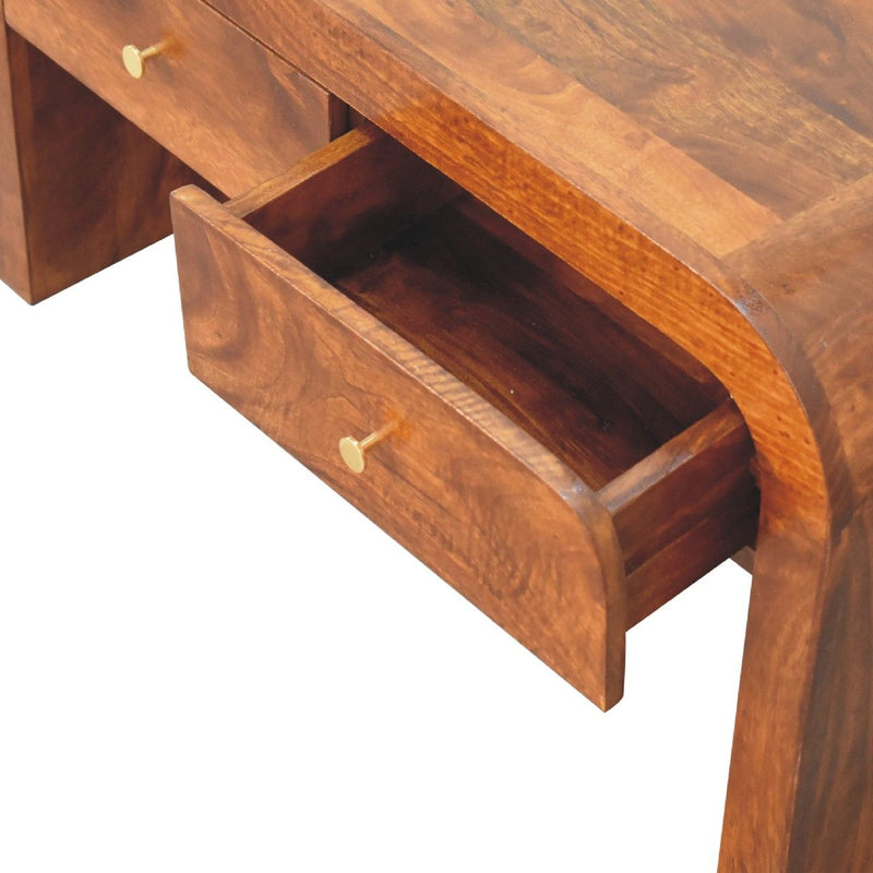 Darcy - Coffee Table, 2 Drawer - Chestnut
