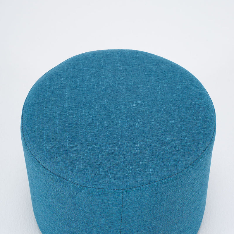 Nesting Ottomans, Round Coffee Table & Bench With Tray (Set of 2)
