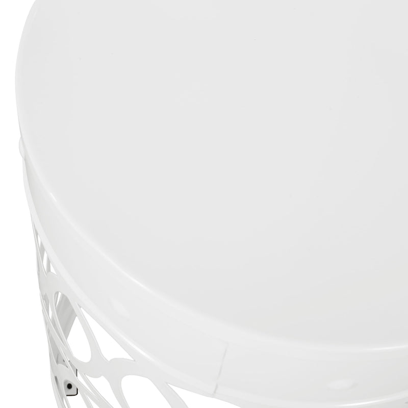 Outdoor Metal S/2 End Table