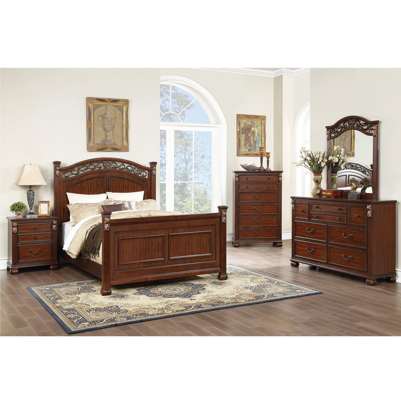 Bedroom Furniture Set With Traditional Style