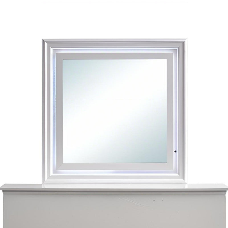 Verona - Mirror With Premium Low Distortion Glass - White