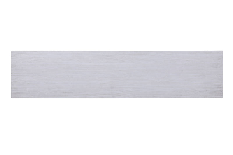 Terra - TV Stand Console With Fireplace - White Walnut