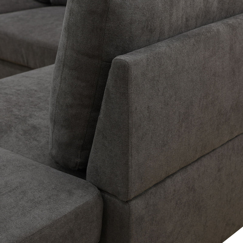 8 Piece Modular U - Shape Sectional Sofa