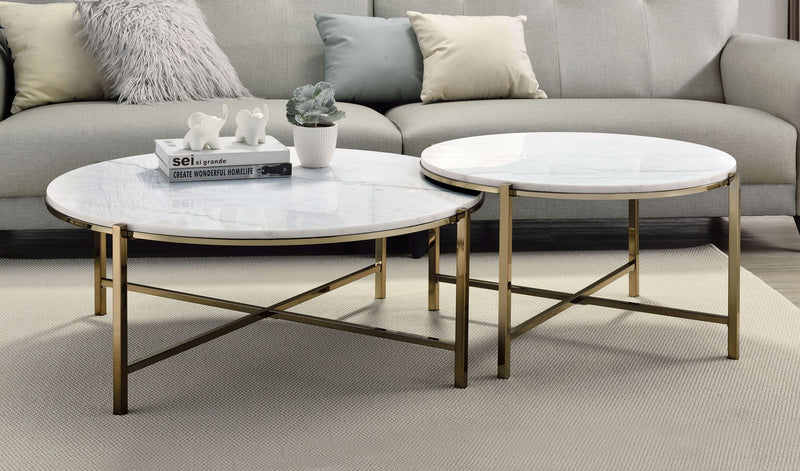 Zaidee - Nesting Table Set - White