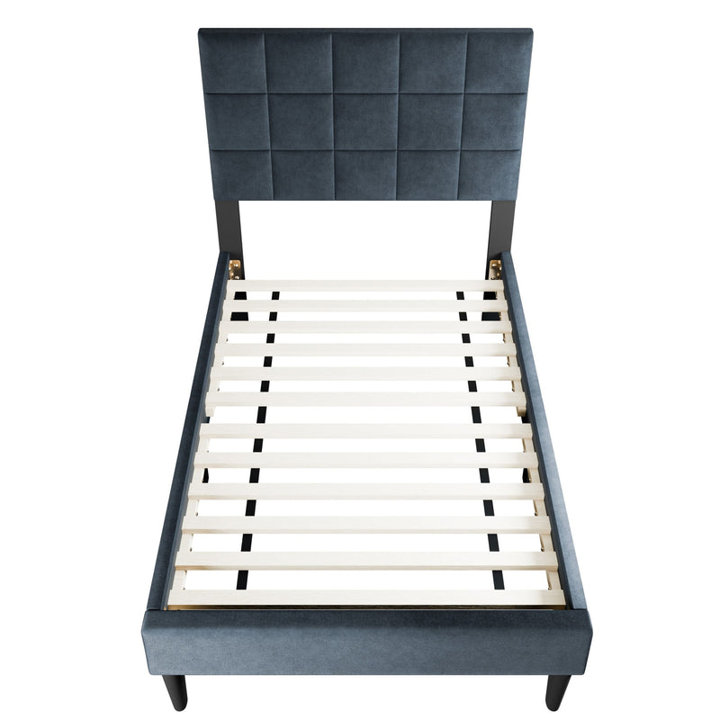 Modern Bed With Adjustable Headboard