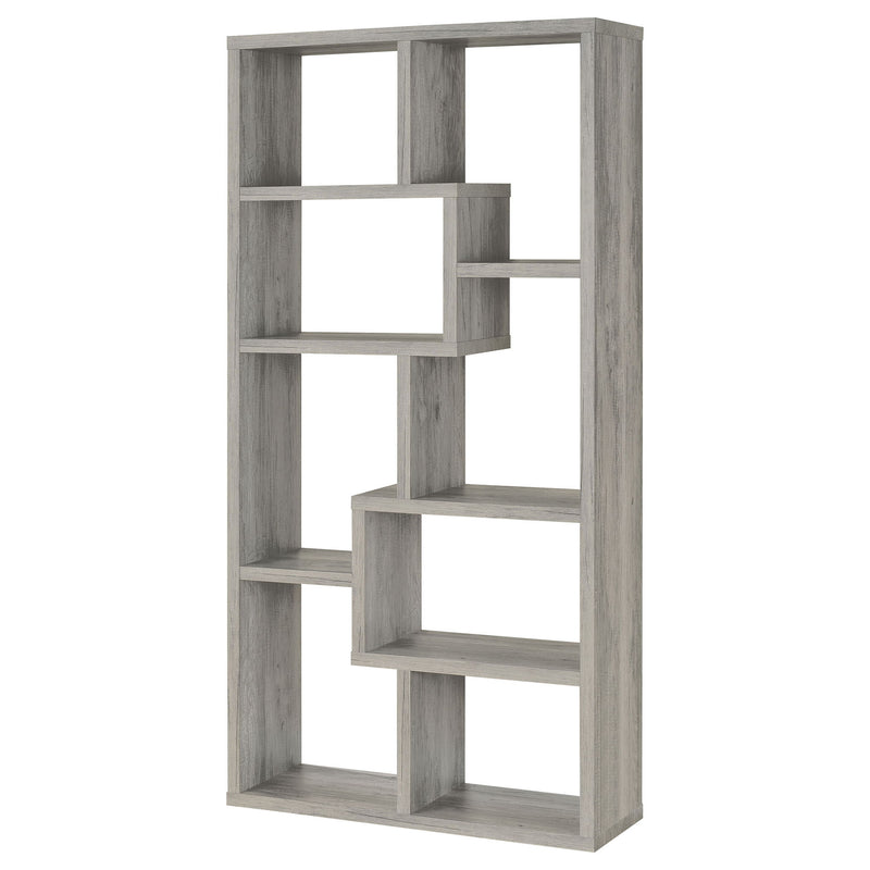 Lawton - 7 Shelf Bookshelf - Driftwood