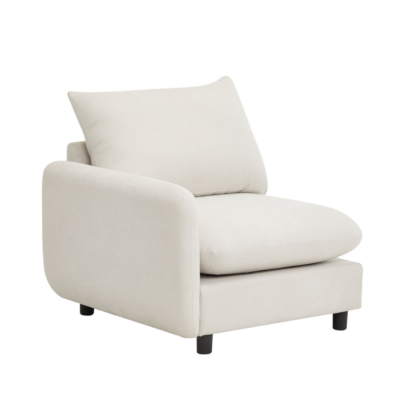 Oversize Modular Free Combination Sectional Sofa Couch With Ottoman For Living Room