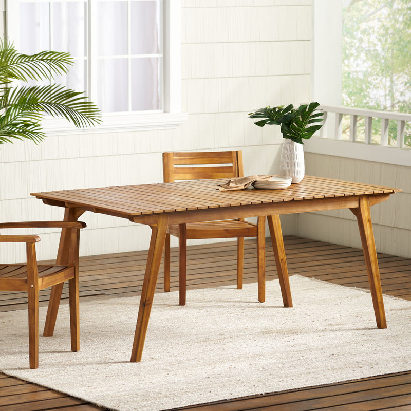 Outdoor Dining Table & Frame - Teak