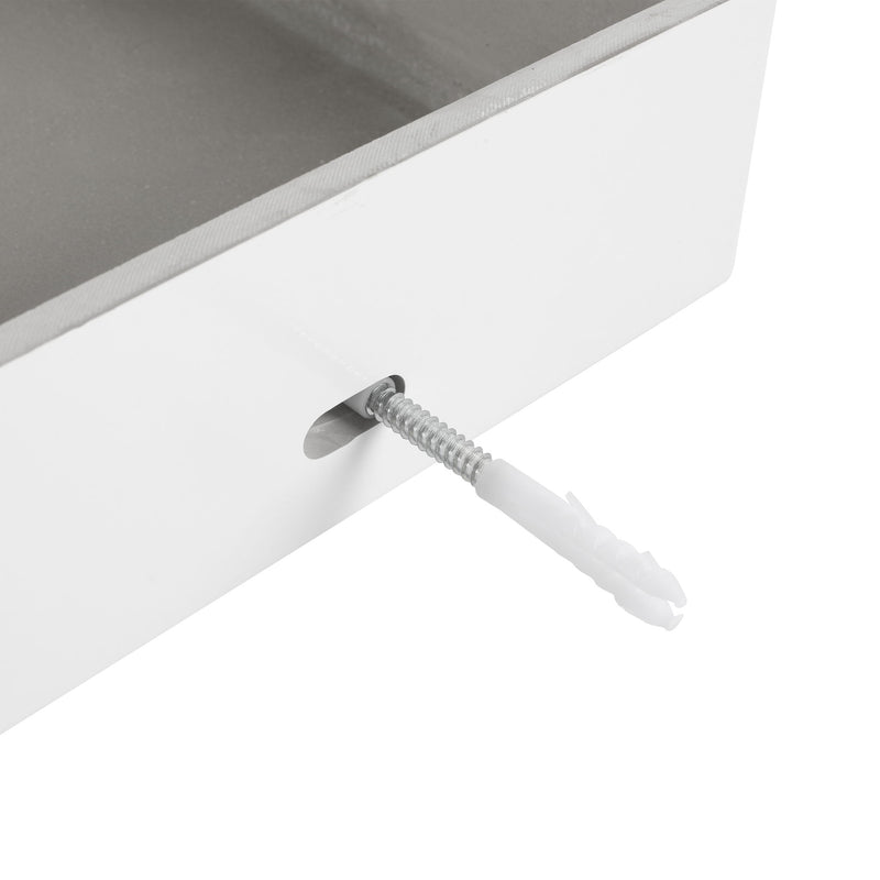 Wall Mounted Bathroom Vanity With Resin Sink And Soft Close Drawer - Imitative Oak