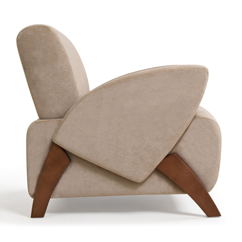 Lounge Accent Chair For Living Room - Beige Coffee