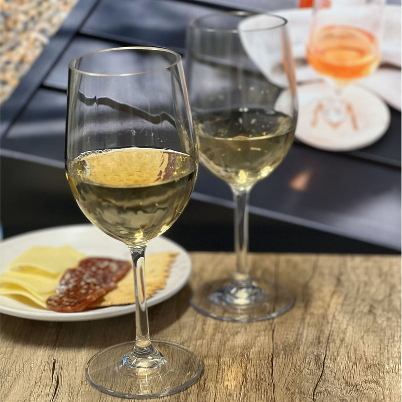 Tritan Hammer - Leadingware Unbreakable Design Plastic Wine Glasses (Set of 4), Bpa Free, 12Oz - Clear
