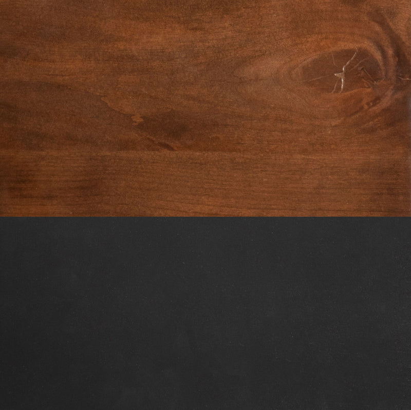 Essex - Side Table - Black / Whiskey