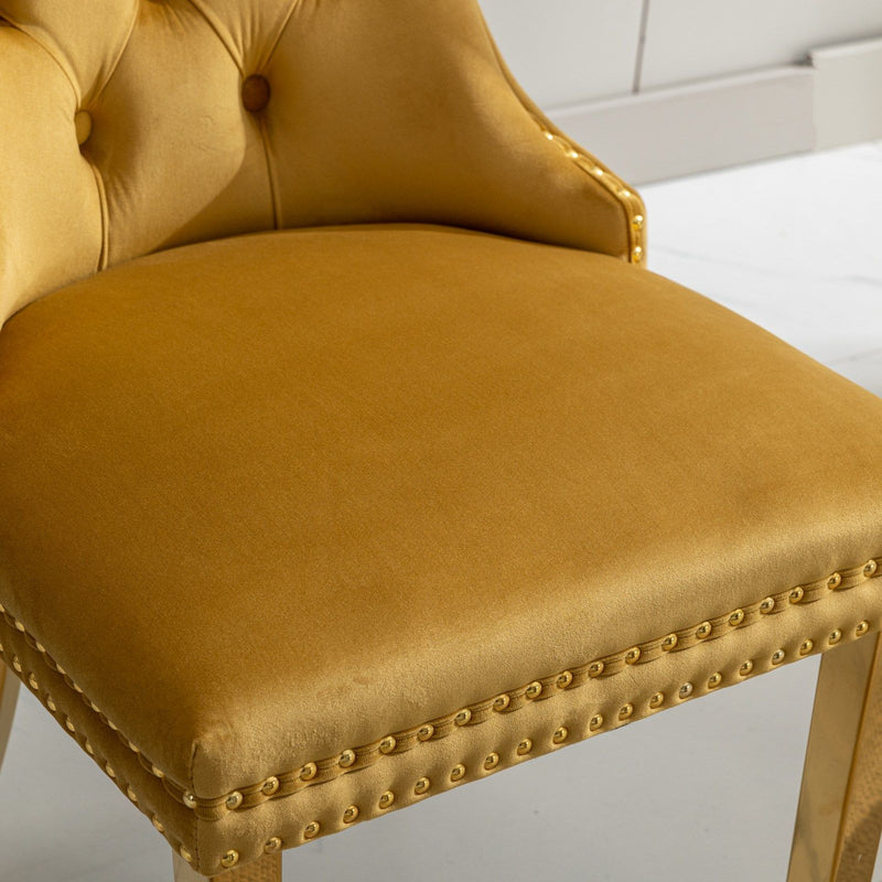 Nikki - Modern, High-End Tufted Dining Chair (Set of 2)