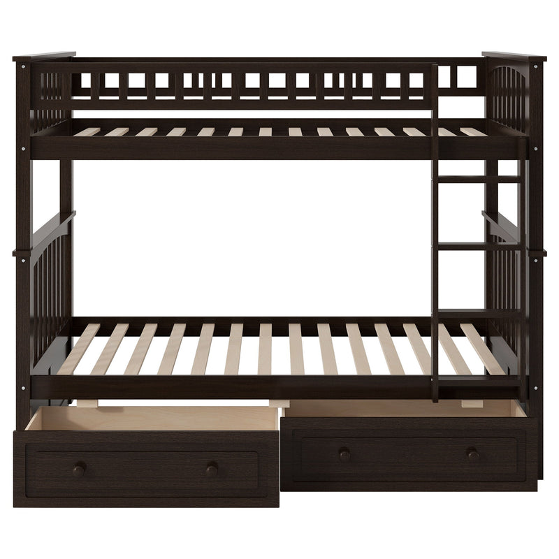 Bunk Bed With Drawers, Convertible Design