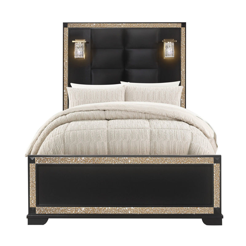 Lively - Bed With Lamps, Elegant Design