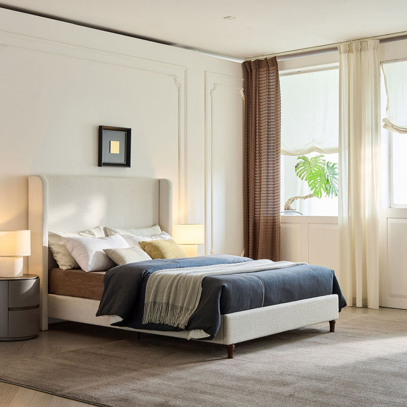Harper - Tall Headboard Upholstered Bed With Elegant Simplicity