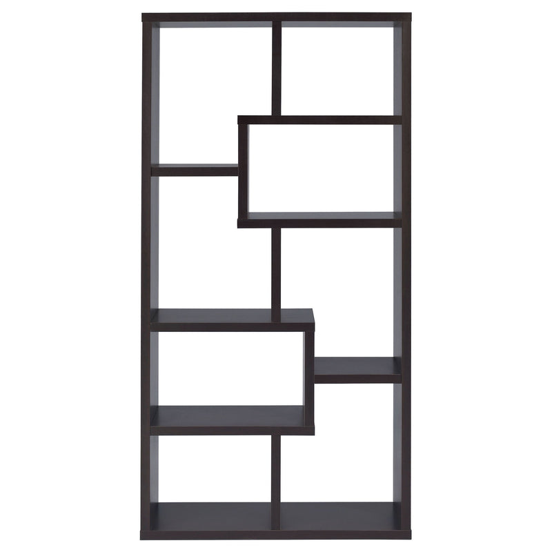 8 Shelf Geometric Bookcase
