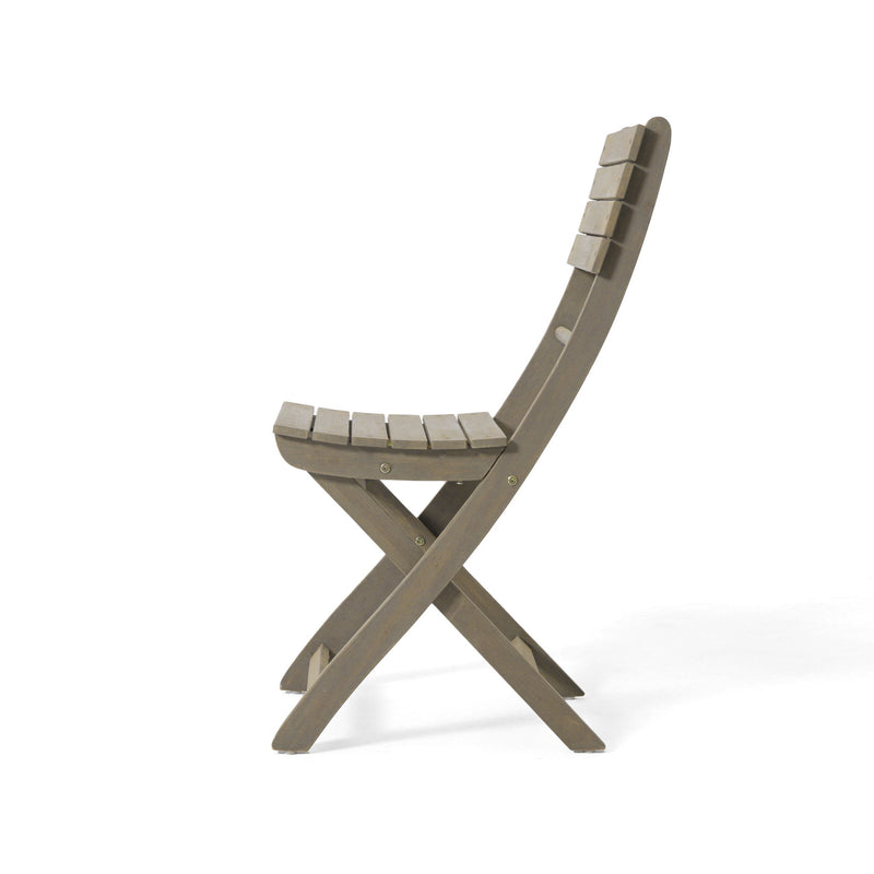 Positano - 4 Piece Foldable Chair - Gray