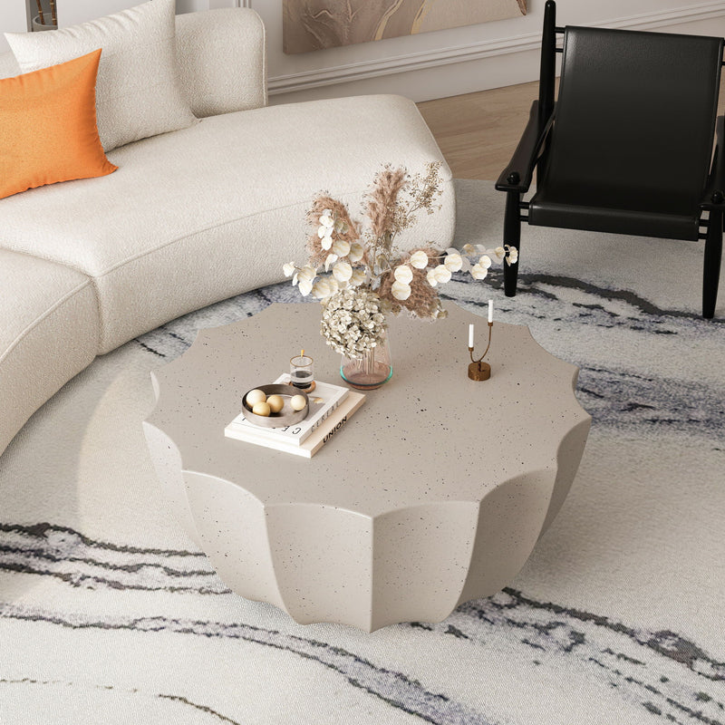 Modern Round Coffee Table For Indoor / Outdoor